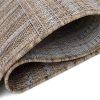 Teppich Melissa Braun Linien Indoor Outdoor