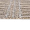 Teppich Melissa Braun Linien Indoor Outdoor