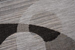 Teppich Melissa Grau Schwarz Geometrisch Indoor Outdoor