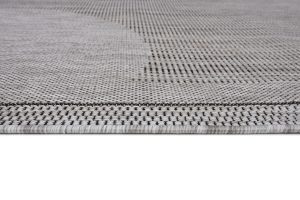 Teppich Melissa Grau Schwarz Geometrisch Indoor Outdoor