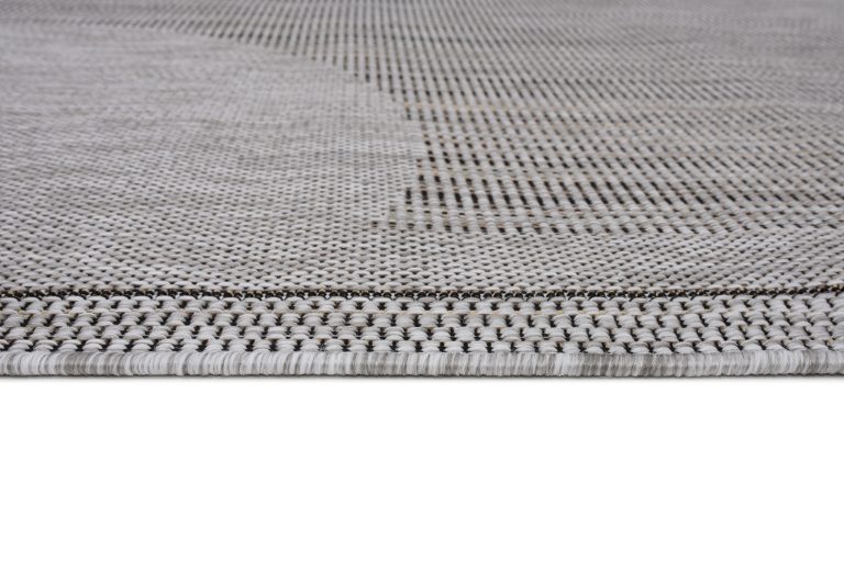 Teppich Melissa Grau Schwarz Geometrisch Indoor Outdoor