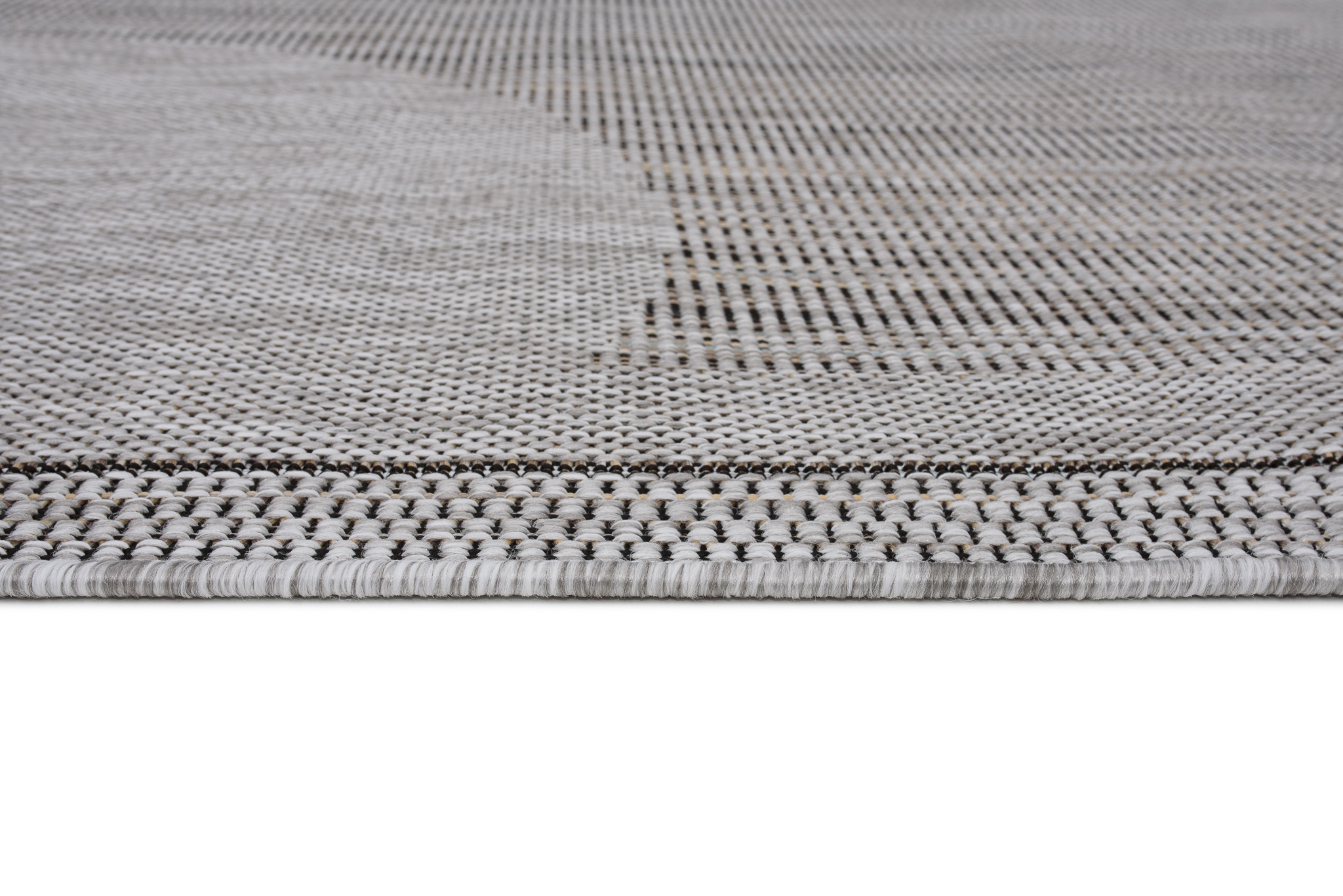 Teppich Melissa Grau Schwarz Geometrisch Indoor Outdoor