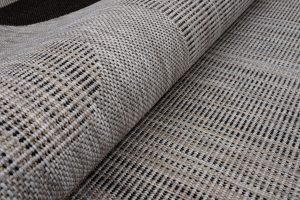 Teppich Melissa Grau Schwarz Geometrisch Indoor Outdoor