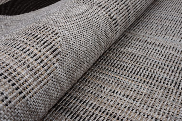 Teppich Melissa Grau Schwarz Geometrisch Indoor Outdoor