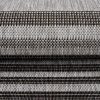 Teppich Melissa Grau Schwarz Streifen Indoor Outdoor