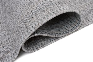 Teppich Melissa Grau Melange Geometrisch Indoor Outdoor