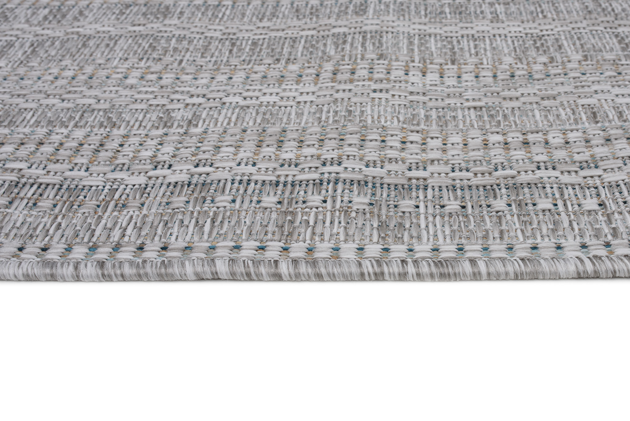 Teppich Melissa Grau Melange Geometrisch Indoor Outdoor