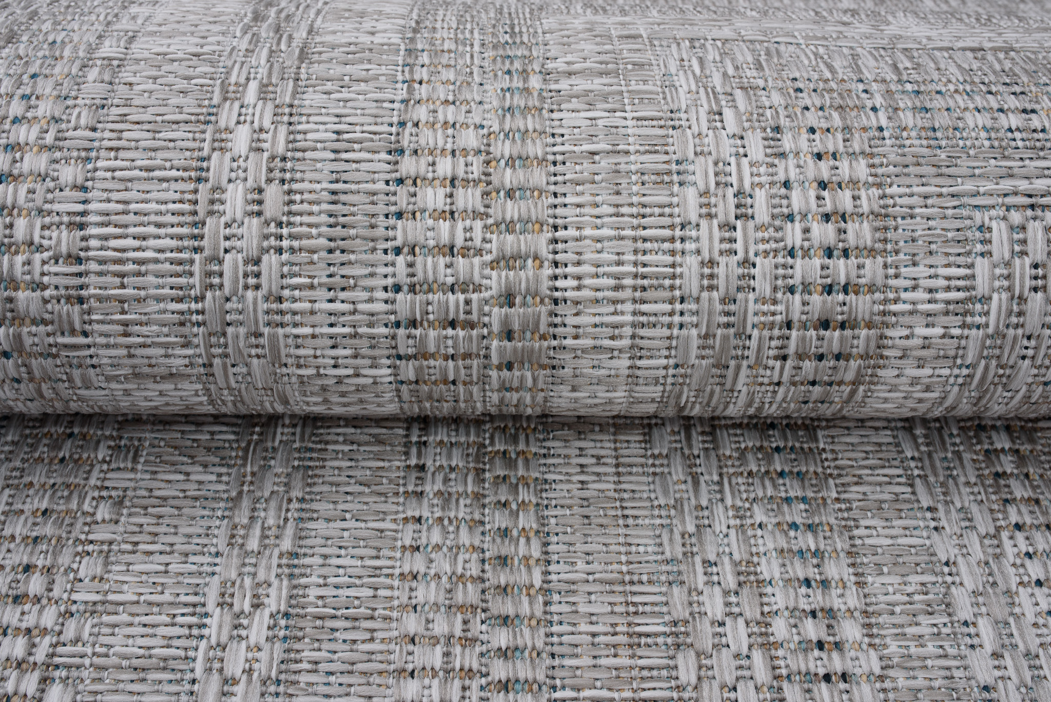 Teppich Melissa Grau Melange Geometrisch Indoor Outdoor