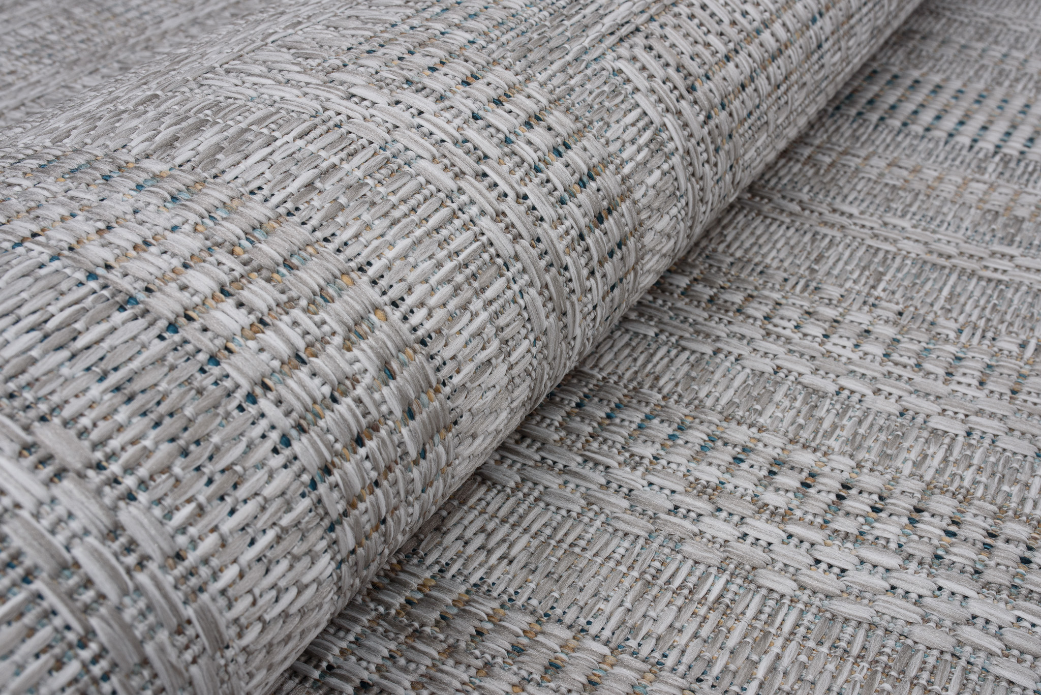 Teppich Melissa Grau Melange Geometrisch Indoor Outdoor