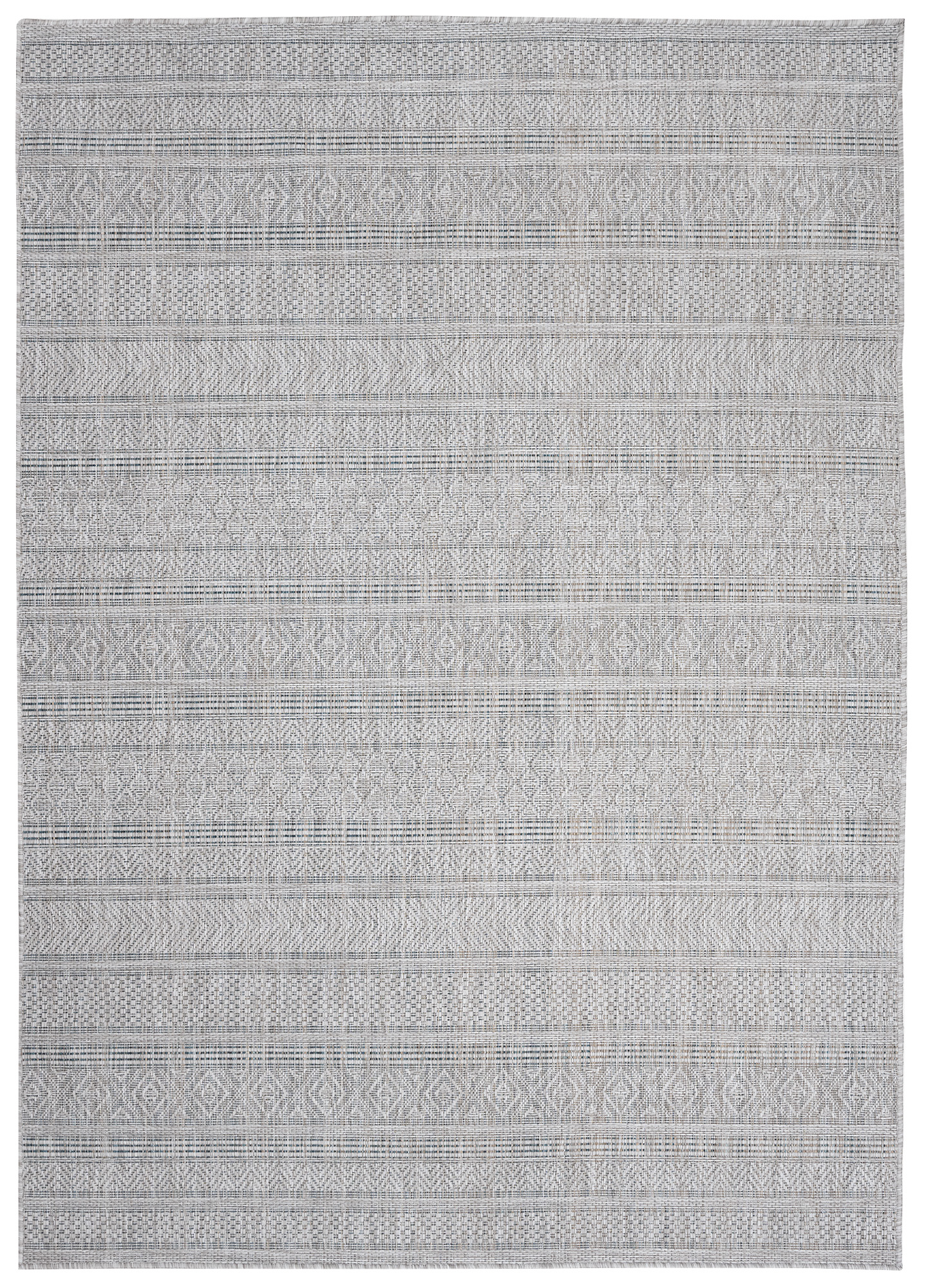 Teppich Melissa Grau Melange Ethnisch Indoor Outdoor