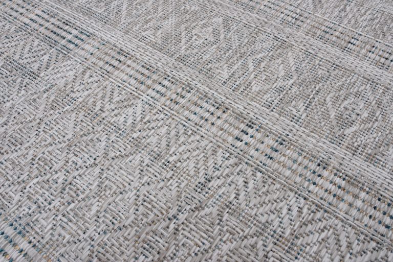 Teppich Melissa Grau Melange Ethnisch Indoor Outdoor