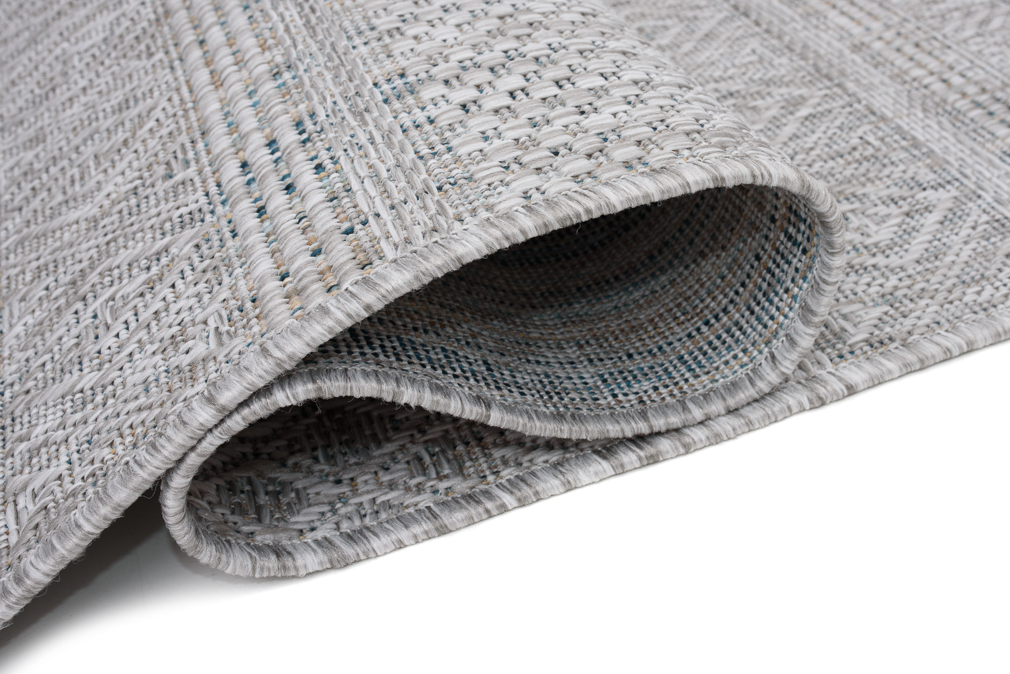 Teppich Melissa Grau Melange Ethnisch Indoor Outdoor