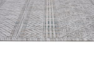 Teppich Melissa Grau Melange Ethnisch Indoor Outdoor