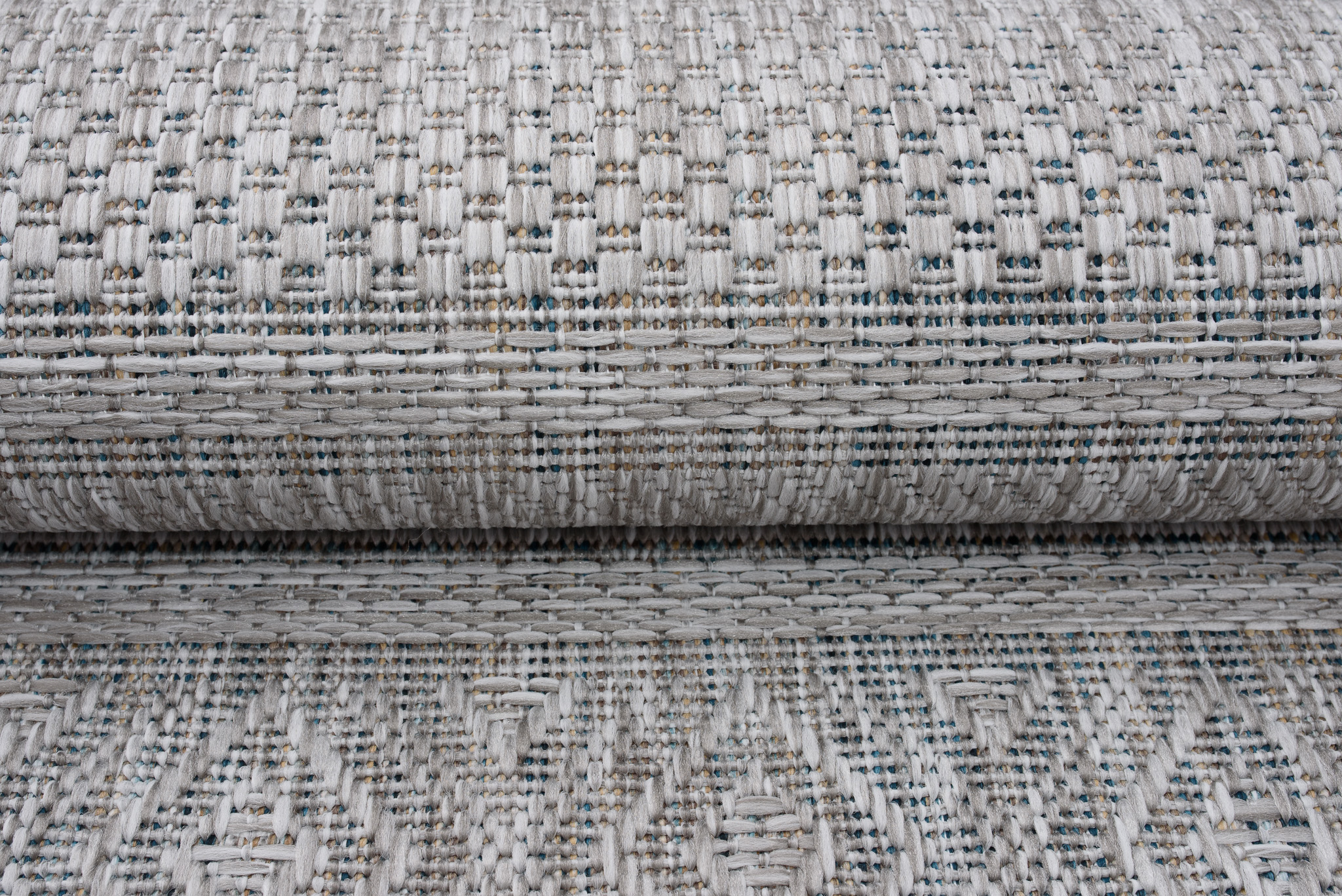 Teppich Melissa Grau Melange Ethnisch Indoor Outdoor