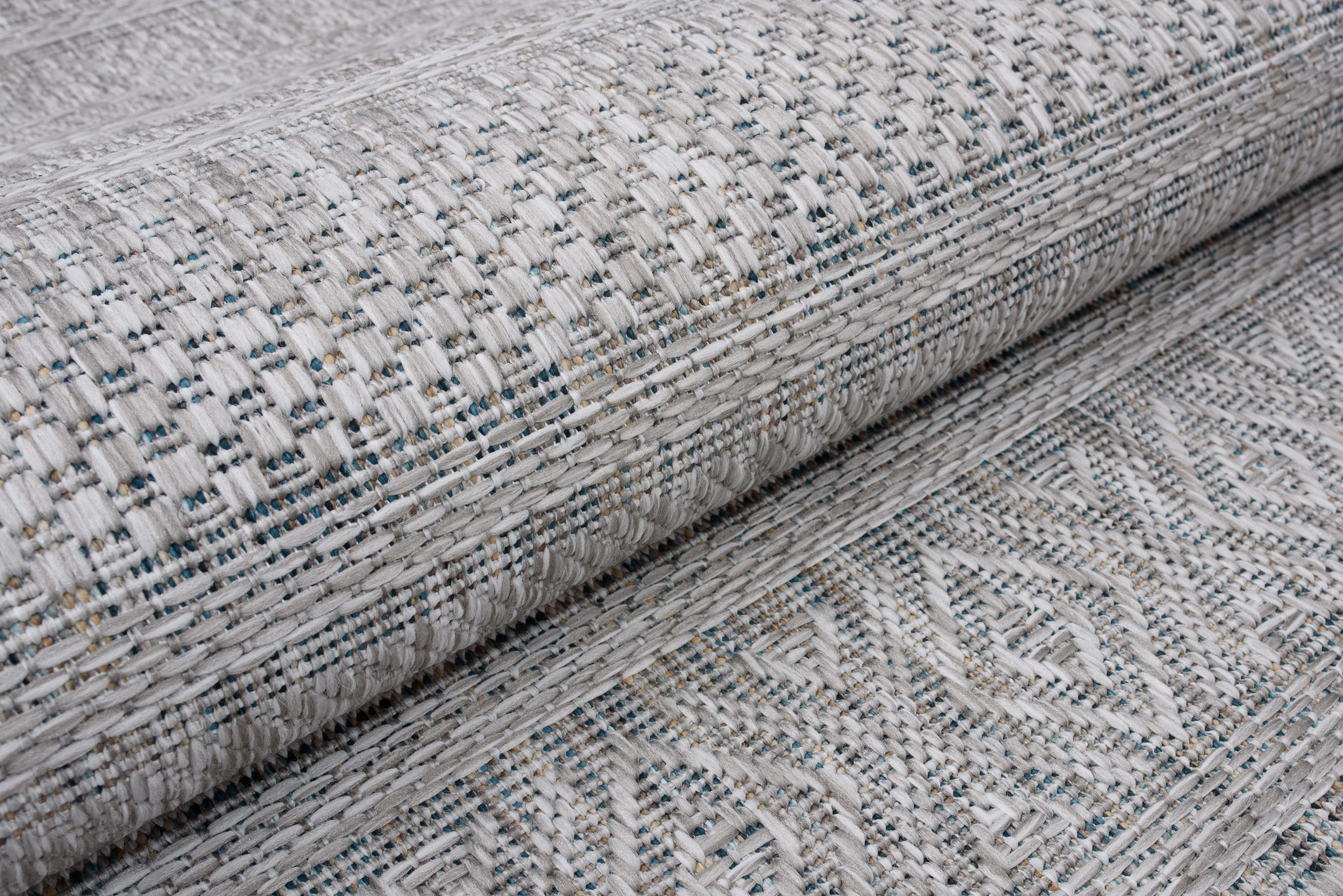 Teppich Melissa Grau Melange Ethnisch Indoor Outdoor