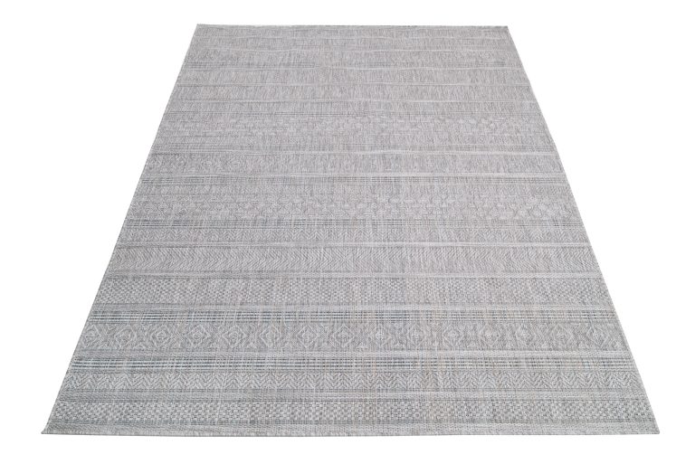 Teppich Melissa Grau Melange Ethnisch Indoor Outdoor