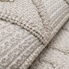 Teppich Timber Indoor Outdoor Beige Marokkanisch Fransen