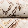 Teppich Golden Creme Gold Raute Meliert
