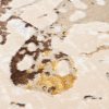 Teppich Golden Creme Braun Abstrakt