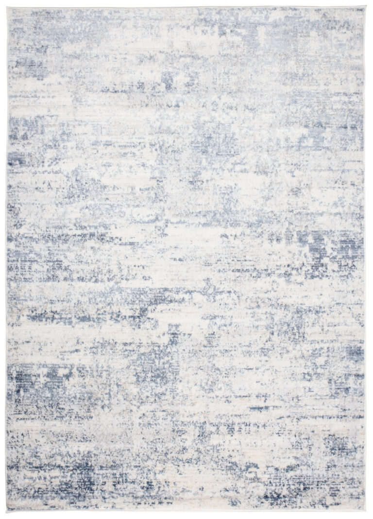 Teppich Sky Blau Creme Abstrakt Verwischungen