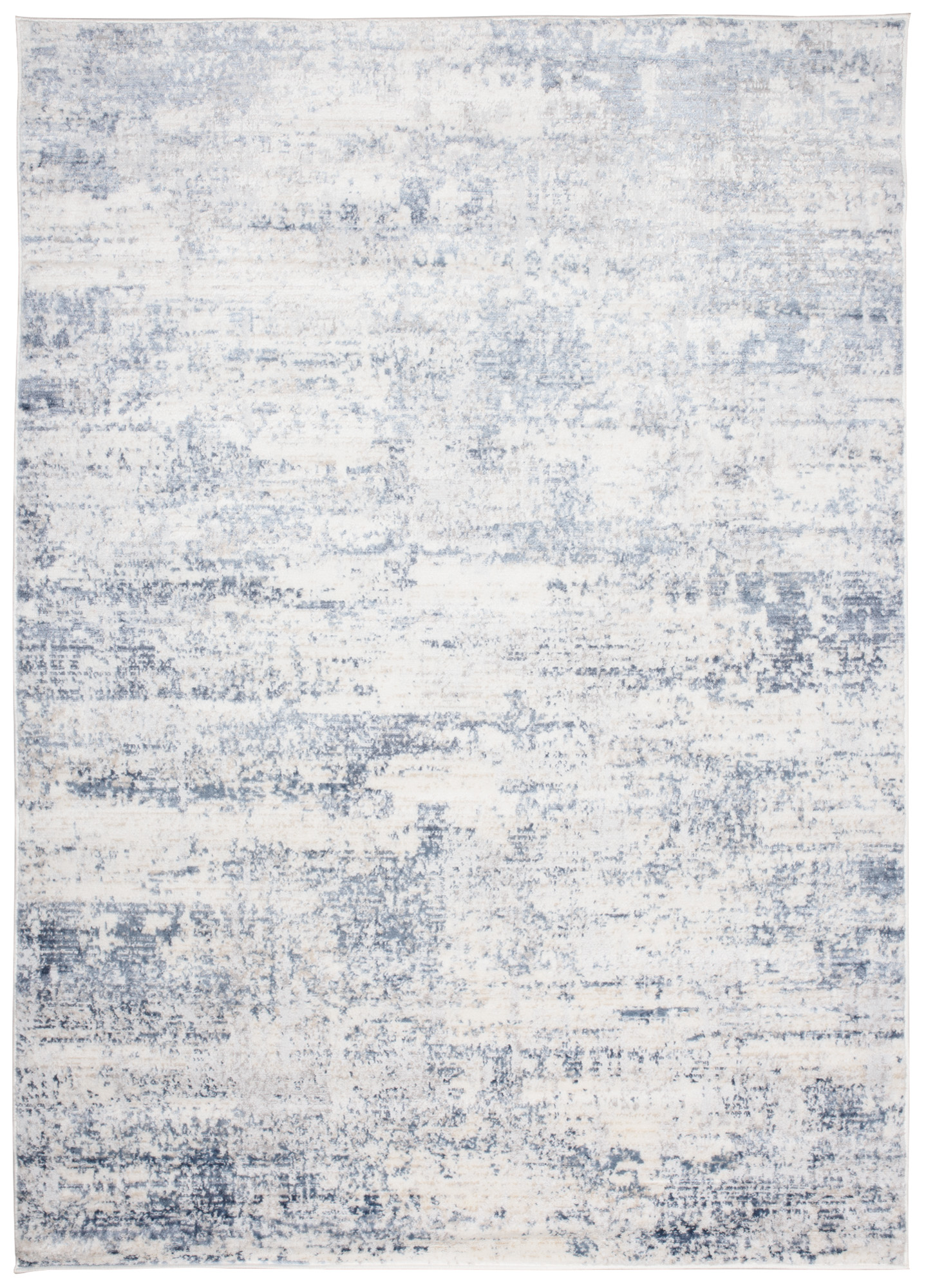 Teppich Sky Blau Creme Abstrakt Verwischungen