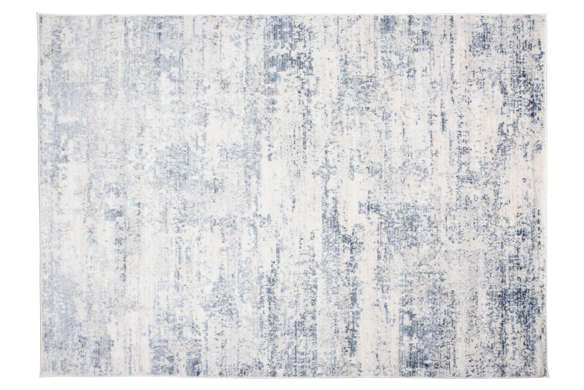 Teppich Sky Blau Creme Abstrakt Verwischungen