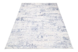 Teppich Sky Blau Creme Abstrakt Verwischungen