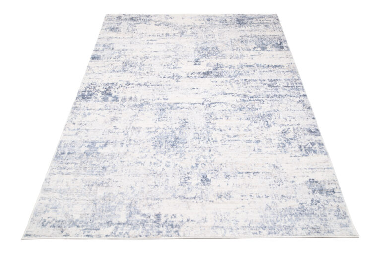 Teppich Sky Blau Creme Abstrakt Verwischungen