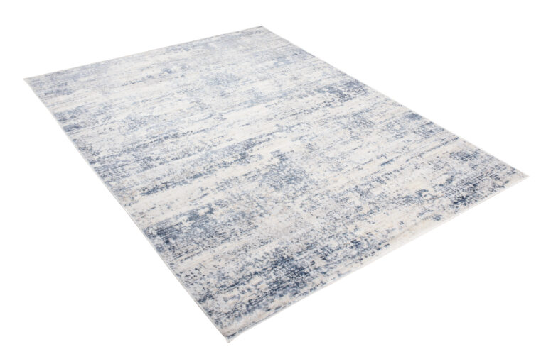 Teppich Sky Blau Creme Abstrakt Verwischungen