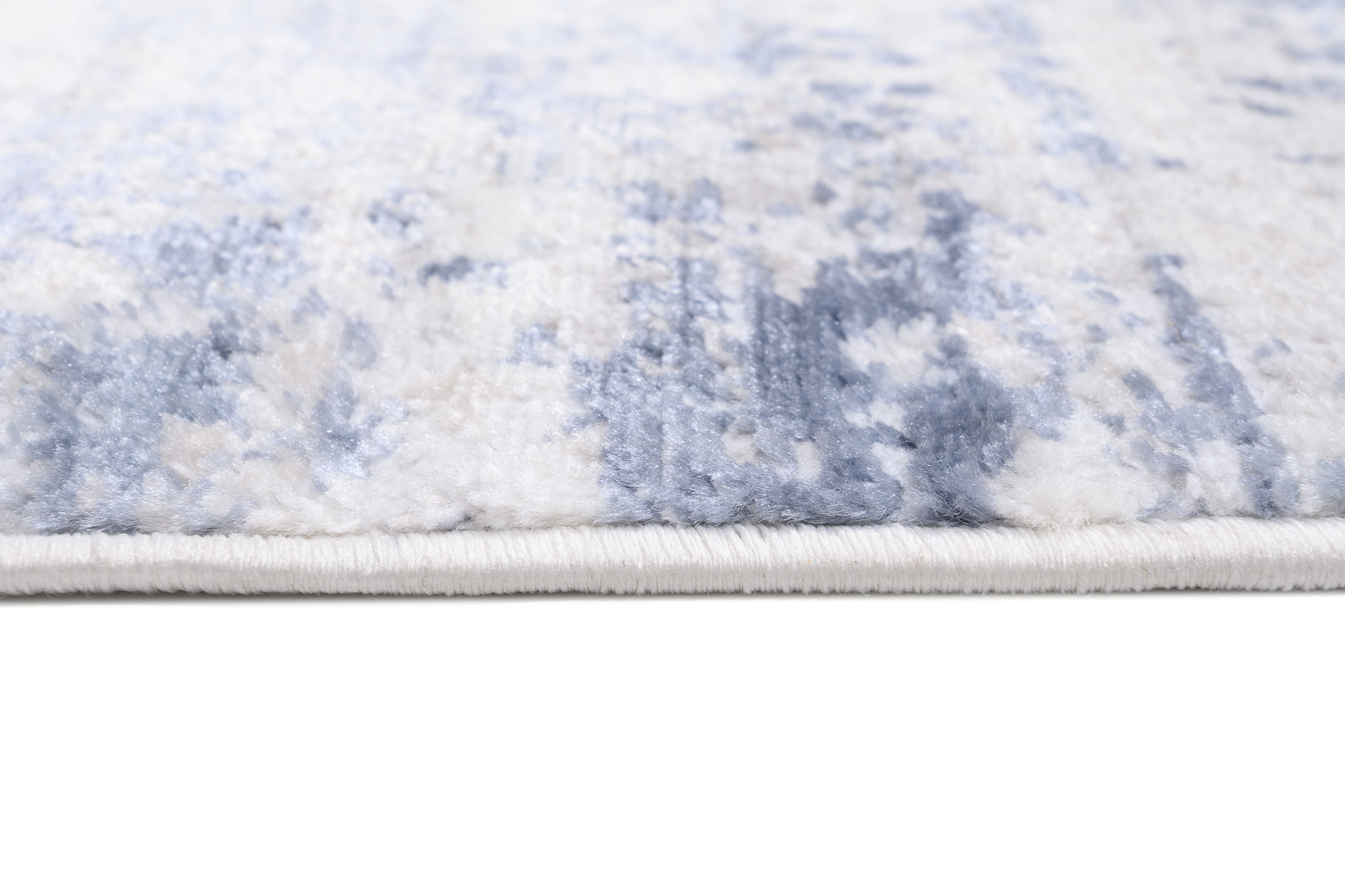 Teppich Sky Blau Creme Abstrakt Verwischungen