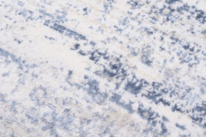 Teppich Sky Blau Creme Abstrakt Verwischungen