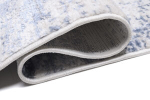 Teppich Sky Blau Creme Abstrakt Verwischungen