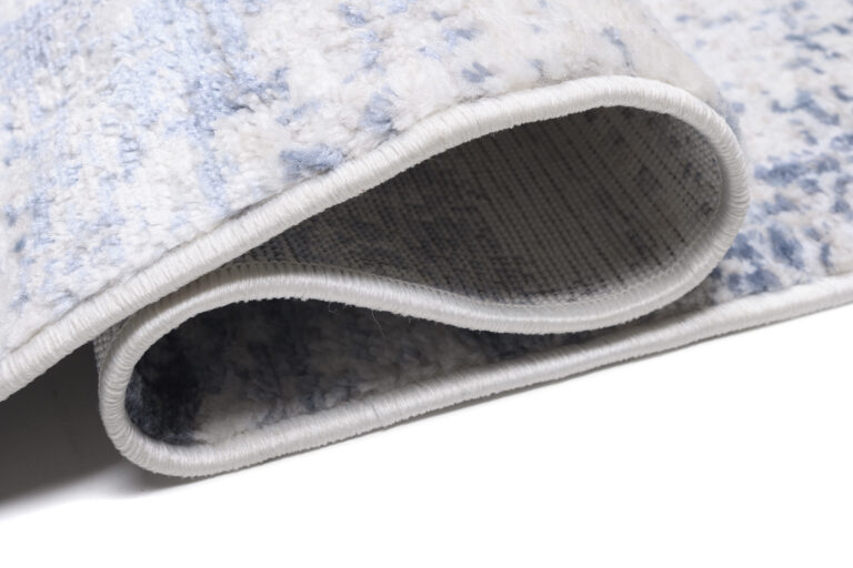 Teppich Sky Blau Creme Abstrakt Verwischungen