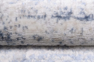 Teppich Sky Blau Creme Abstrakt Verwischungen