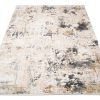 Teppich Hera Creme Beige Dunkel Grau Meliert 3D-Effekt