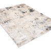 Teppich Hera Creme Beige Dunkel Grau Meliert 3D-Effekt