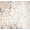 Teppich Hera Creme Beige Blau Ethno 3D-Effekt