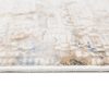 Teppich Hera Creme Beige Blau Ethno 3D-Effekt
