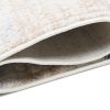 Teppich Hera Creme Beige Blau Ethno 3D-Effekt