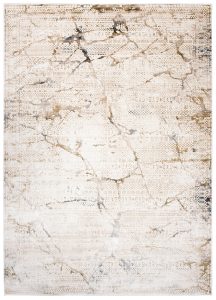 Teppich Hera Creme Beige Grau Ethno 3D-Effekt