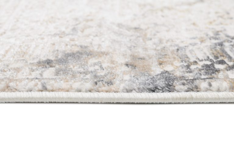 Teppich Hera Creme Beige Grau Ethno 3D-Effekt