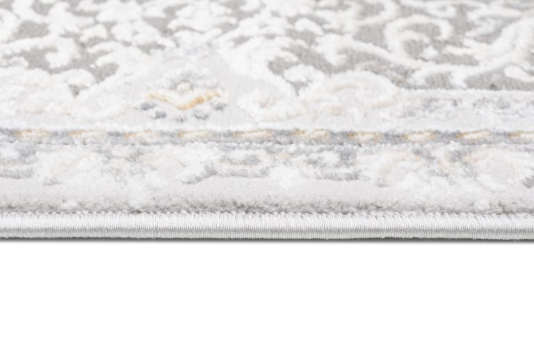 Teppich Hera Grau Beige Creme Klassisch 3D-Effekt