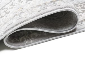 Teppich Hera Grau Beige Creme Klassisch 3D-Effekt