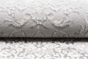 Teppich Hera Grau Beige Creme Klassisch 3D-Effekt