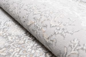 Teppich Hera Grau Beige Creme Klassisch 3D-Effekt