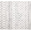 Teppich Juno Ethno Boho Raute Schwarz Creme Grau Kurzflor