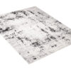 Teppich Juno Kurzflor Creme Schwarz Grau Splash Modern Design
