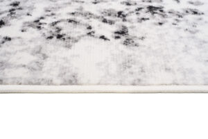 Teppich Juno Kurzflor Creme Schwarz Grau Splash Modern Design