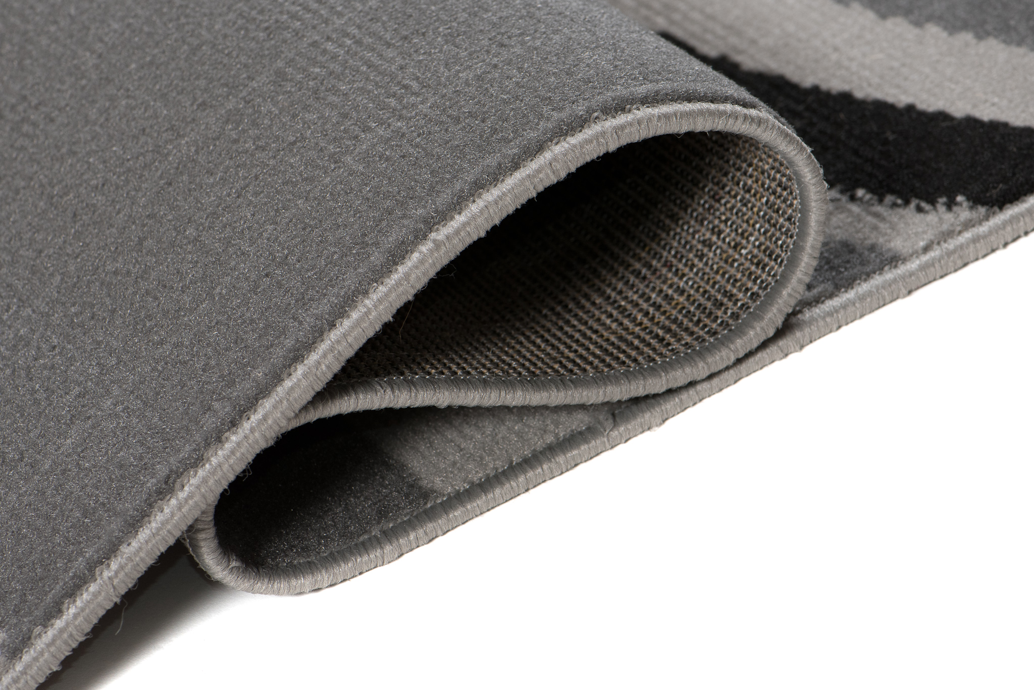 Teppich Maya Grau Weiß Geometrisch Kreise