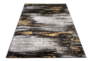 Teppich Maya Grau Gelb Abstrakt